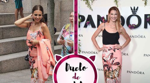Paula Echevarría y Laura Sánchez apuestan por la misma falda de Dolores Promesas
