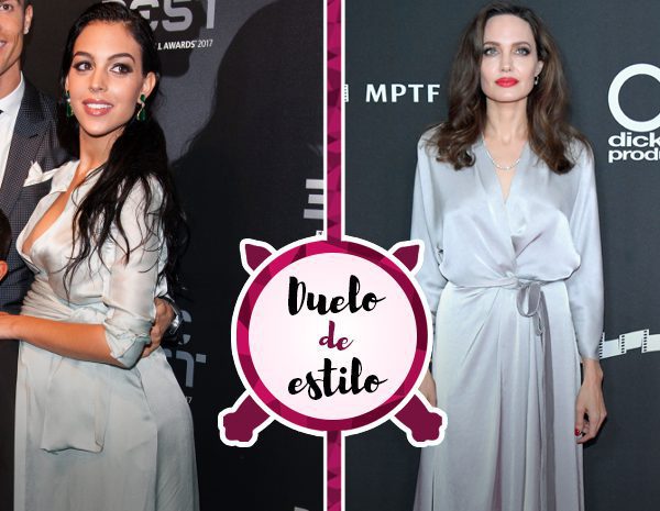 Georgina Rodríguez y Angelina Jolie apuestan por un look muy parecido