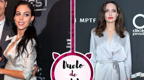 Georgina Rodríguez y Angelina Jolie apuestan por un look muy parecido. ¿A quién le sienta mejor?