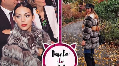 Georgina Rodríguez y Paula Echevarría tienen el mismo abrigo: ¿A quién le queda mejor?