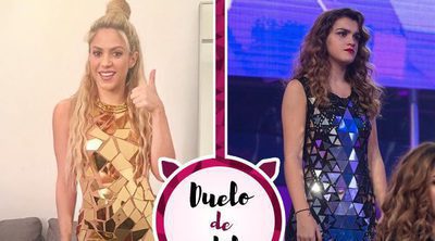 Duelo de cantantes: Shakira, Amaia y un mismo vestido de Gustavo Adolfo Tarí