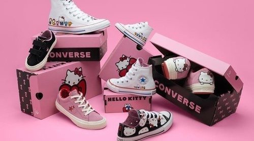 Converse se alía con Hello Kitty con diseños de su mítico modelo de zapatillas
