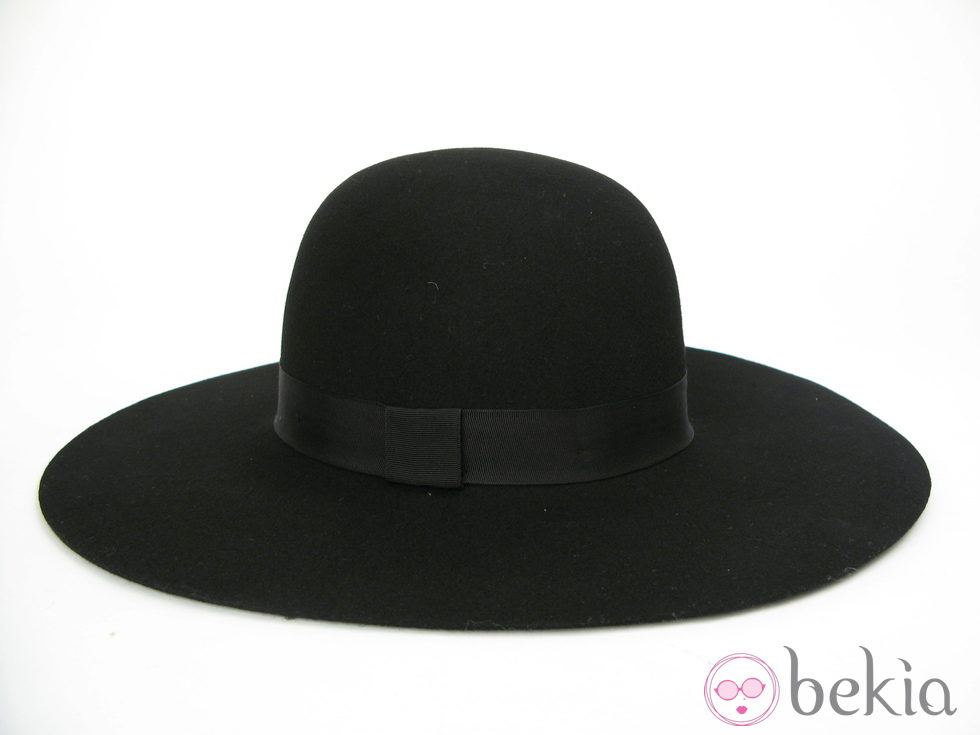 Sombrero fedora negro, de Friis&Co