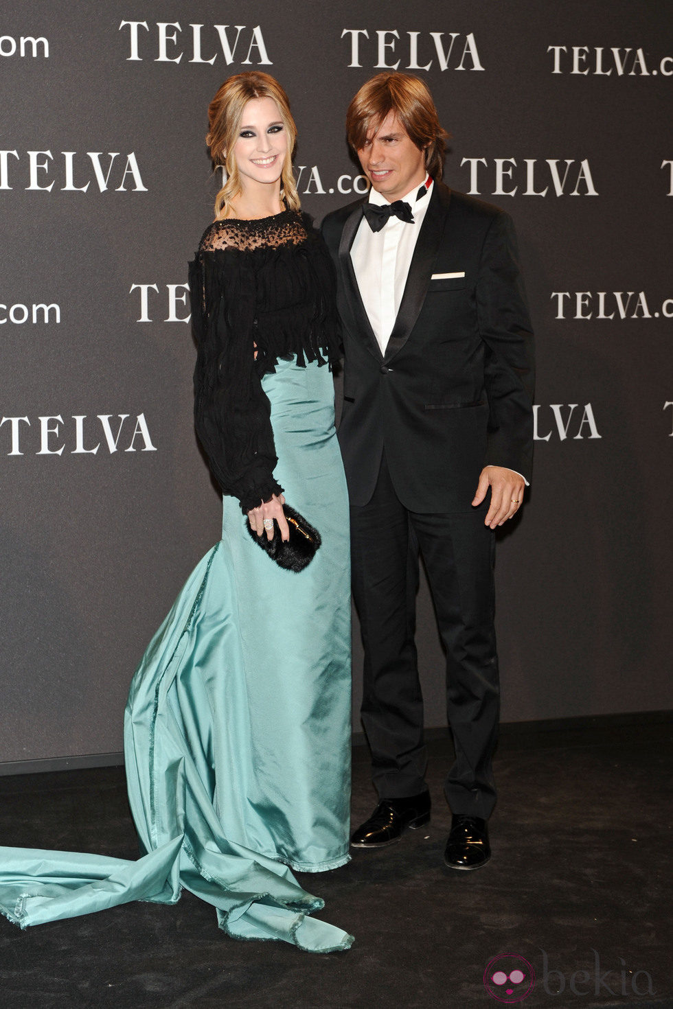 Look de Carlos Baute y Astrid Klisans en los Premios T de Moda de Telva 2011