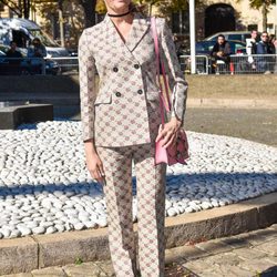 Diane Kruger en el desfile de Miu Miu en la París Fashion Week