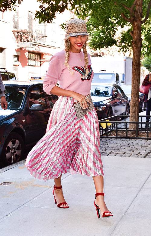 Beyoncé paseando por las calles de Nueva York