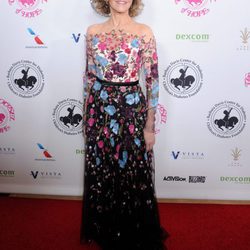 Jane Fonda con un vestido floral en la gala de 'The Carousel of Hope Ball' 2016