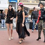 Sonia Ben Ammar, Thylane Blondeau y Zendaya para la primavera/verano 2017 de Dolce & Gabbana