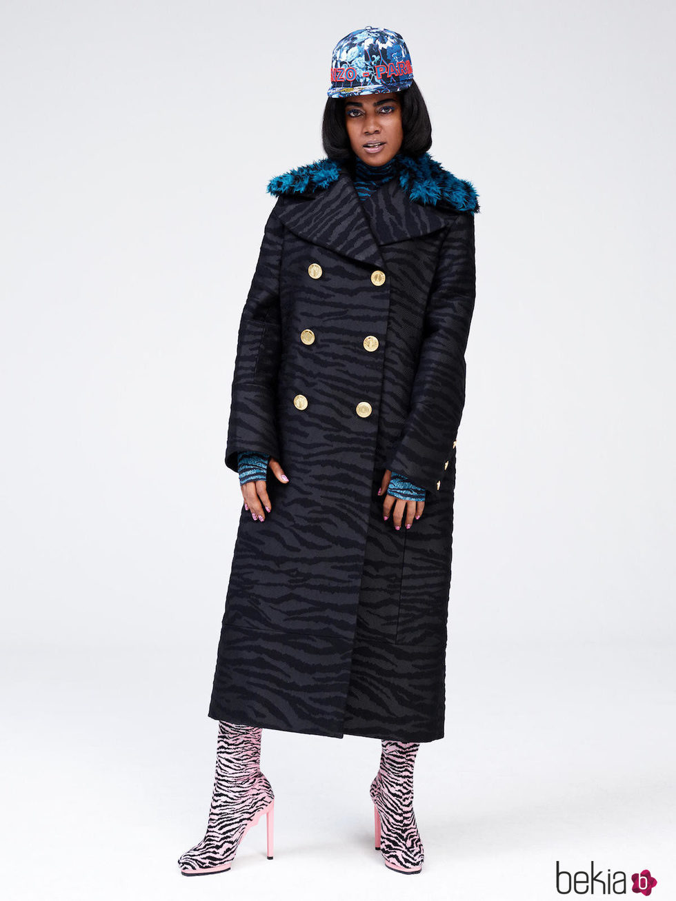 Abrigo de estilo navy de la colección 'Kenzo x H&M'