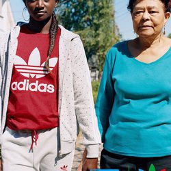 Sudadera roja de la colección de Adidas con Pharrell Williams