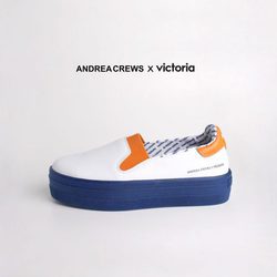 Sneakers con plataforma de la colección 'Work' de Andrea Crews y Victoria