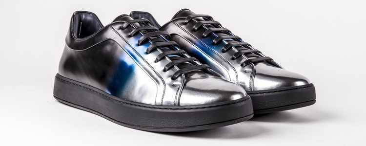 Zapatillas metalizadas de Dior Homme primavera/verano 2017
