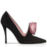 Zapatos de tacón negros y rosas de Roger Vivier colección Navidad 2016