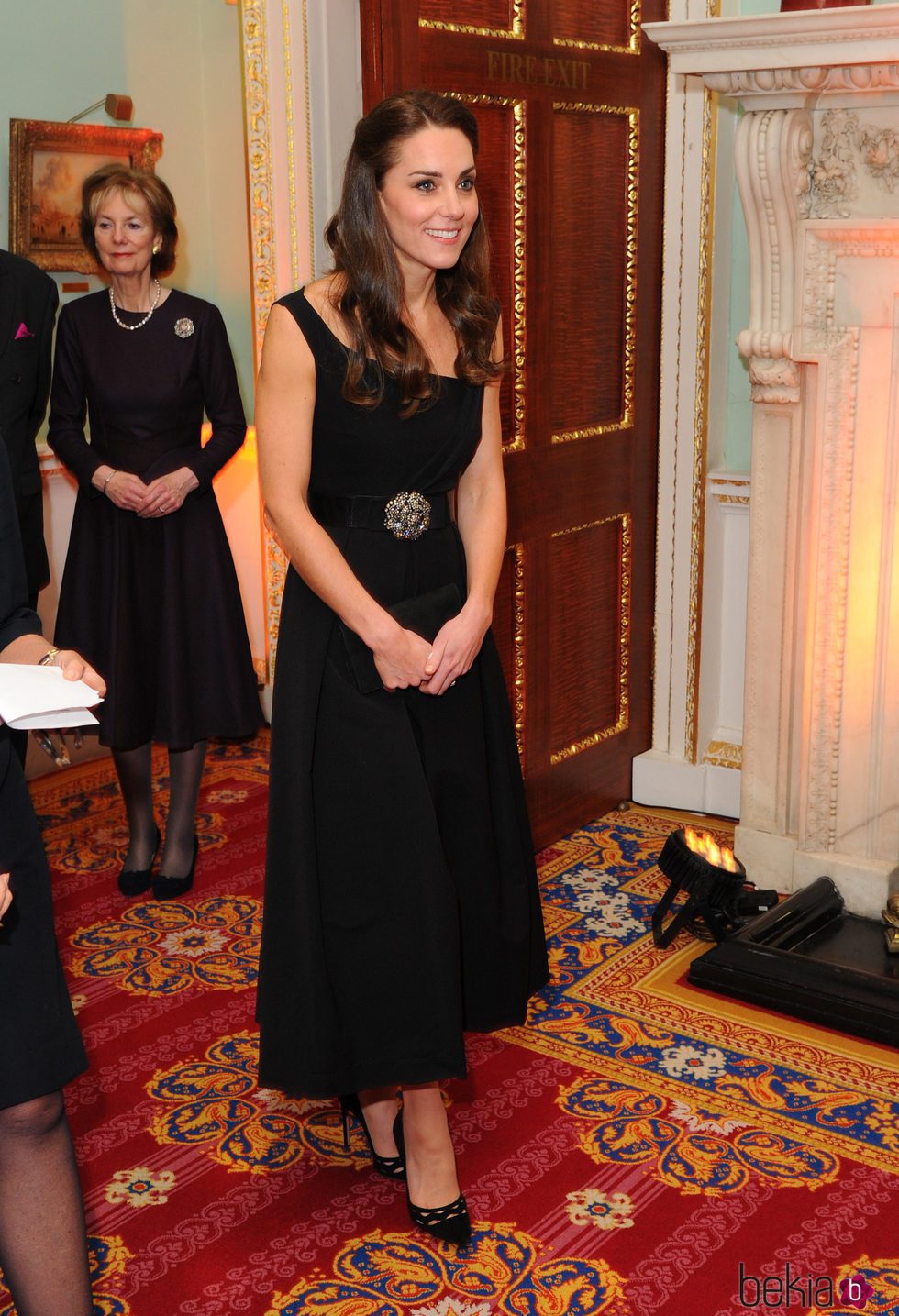 Kate Middleton con un total look black en los Place2Be Awards 2016 en Londres