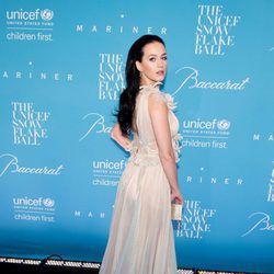 Katy Perry con un vestido brilly en la gala 'Snowflake Ball' de UNICEF en Nueva York