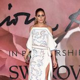 Olivia Palermo con un look étnico en los British Fashion Awards 2016