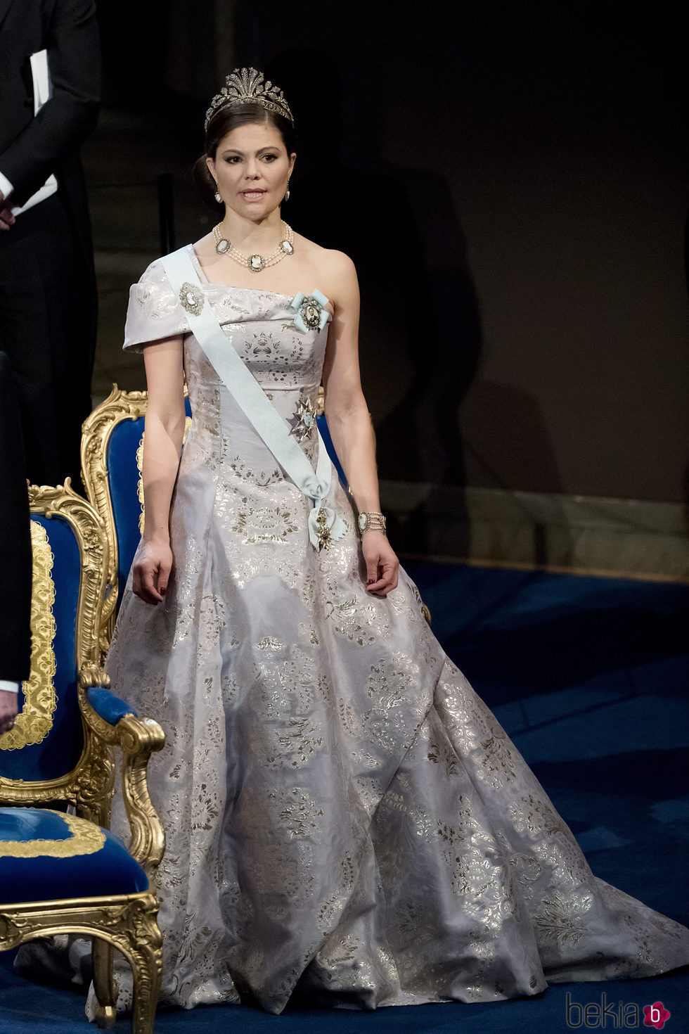La Princesa Victoria de Suecia con un vestido de H&M en los Premios Nobel 2016