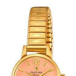 Reloj XS dorado y rosa de la colección 'Extra 1948' de Festina