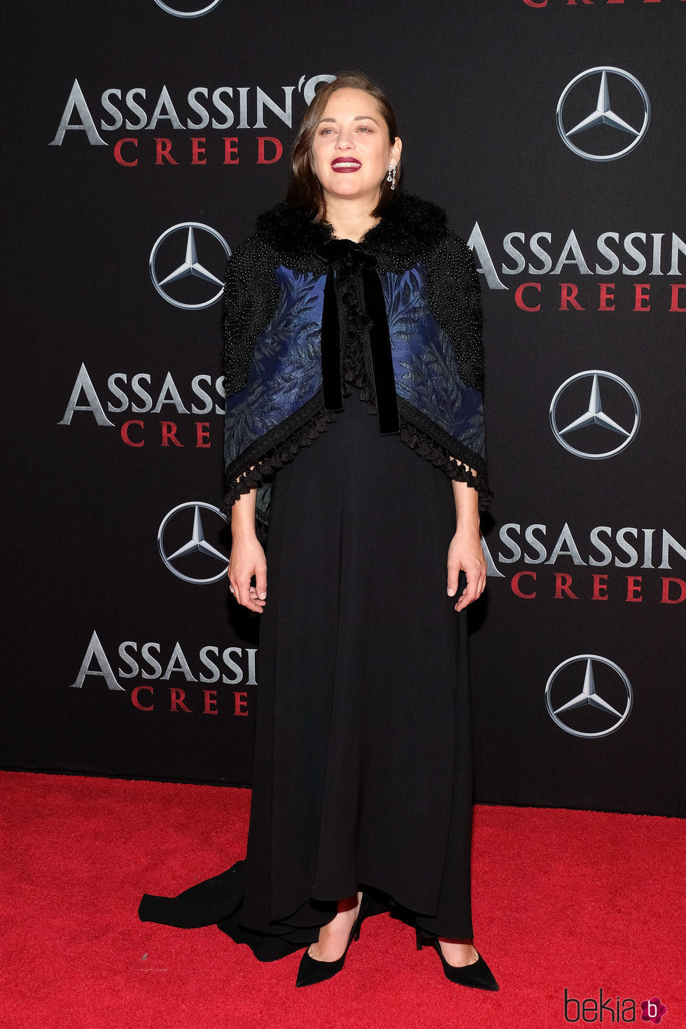 Marion Cotillard con un look black en la premiere de 'Assassin's Creed' en Nueva York