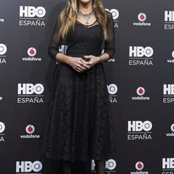 Sarah Jessica Parker con un vestido lady en la celebración del lanzamiento de HBO España en Madrid