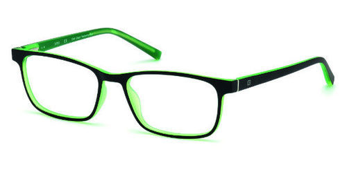 Gafas verdes de montura cuadrada de la colección 'Eye Candy' de Guess