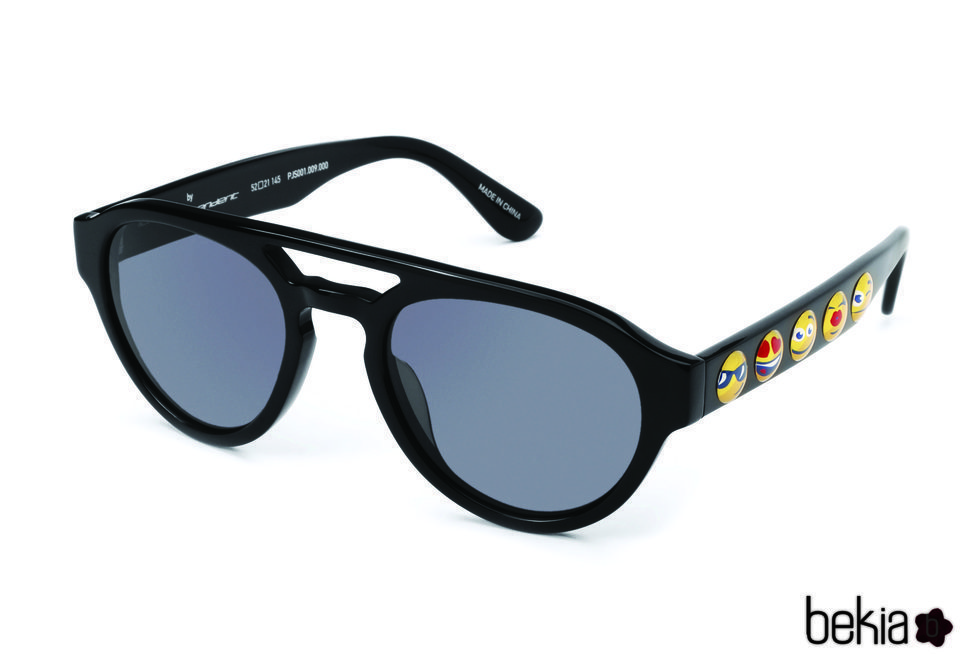 Gafas de sol negras de la colección de Jeremy Scott para Italia Independent