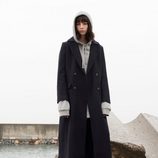 Abrigo de estilo navy de Pull&Bear invierno 2017