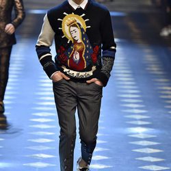 Jersey estampado de Dolce & Gabbana otoño/invierno 2017/2018 en la Milán Fashion Week