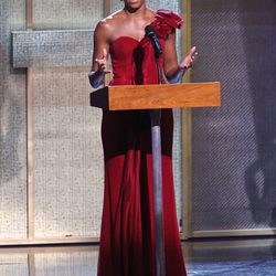 Michelle Obama con un vestido asimétrico en los premios BET honors de 2012
