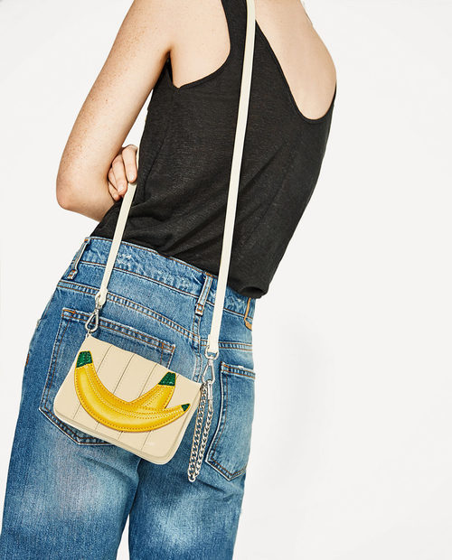 Bolso con plátanos de Zara primavera/verano 2017