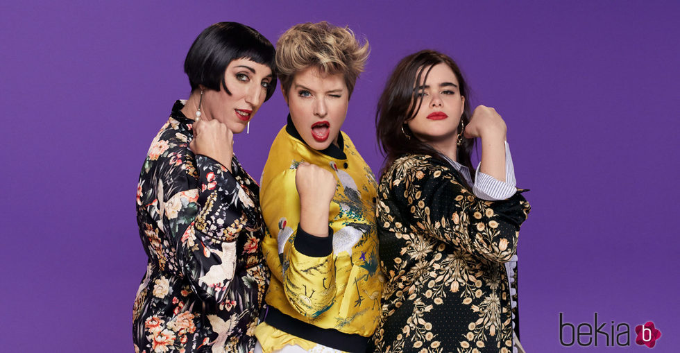 Rossy de Palma, Tania Llasera y Barbie Ferreira en la campaña primavera/verano 2017 de Violeta by Mango