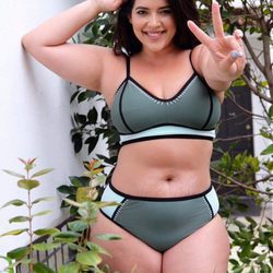 Bikini verde y blanco de Target primavera/verano 2017