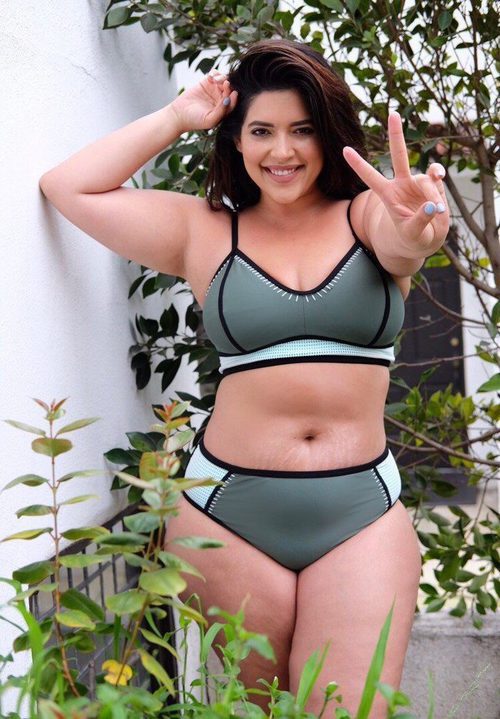 Bikini verde y blanco de Target primavera/verano 2017