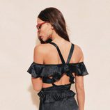 Vestido corto negro de Neroli by Nagore primavera/verano 2017