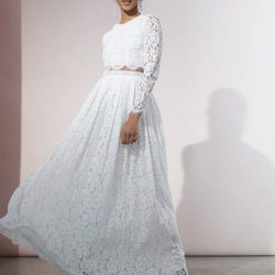 Vestido de novia de encaje de Asos primavera/verano 2017