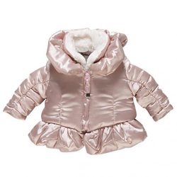 Abrigo rosa brillante de la firma de bebé Chicco
