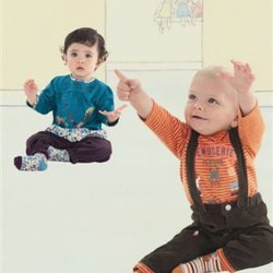 Bebés con ropa de Compaigne des petites