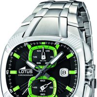 Reloj de hombre con detalles verdes de la colección Lotus Doom