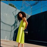 Vestido flúor de la colección primavera/verano 2017 de Zara TRF