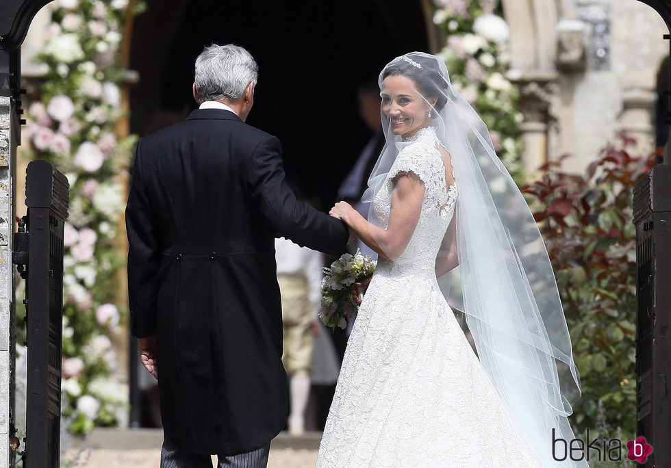 Pippa Middleton el día de su boda con James Matthews