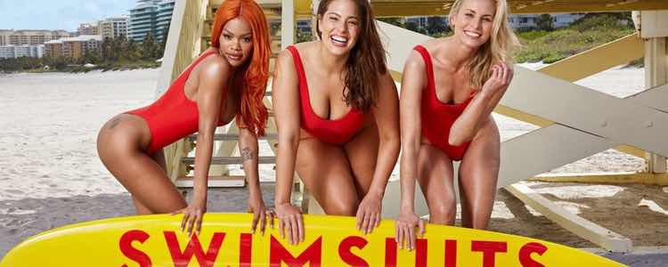 Modelos curvy posando para la campaña Swimsuits for all 2017