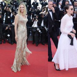 Jessica Chastain, Uma Thurman,  Rooney Mara y Diane Kruger en la clausura del Festival de Cannes