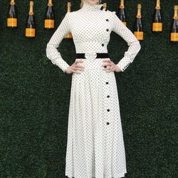 Nicole Kidman opta por un vestido de topos