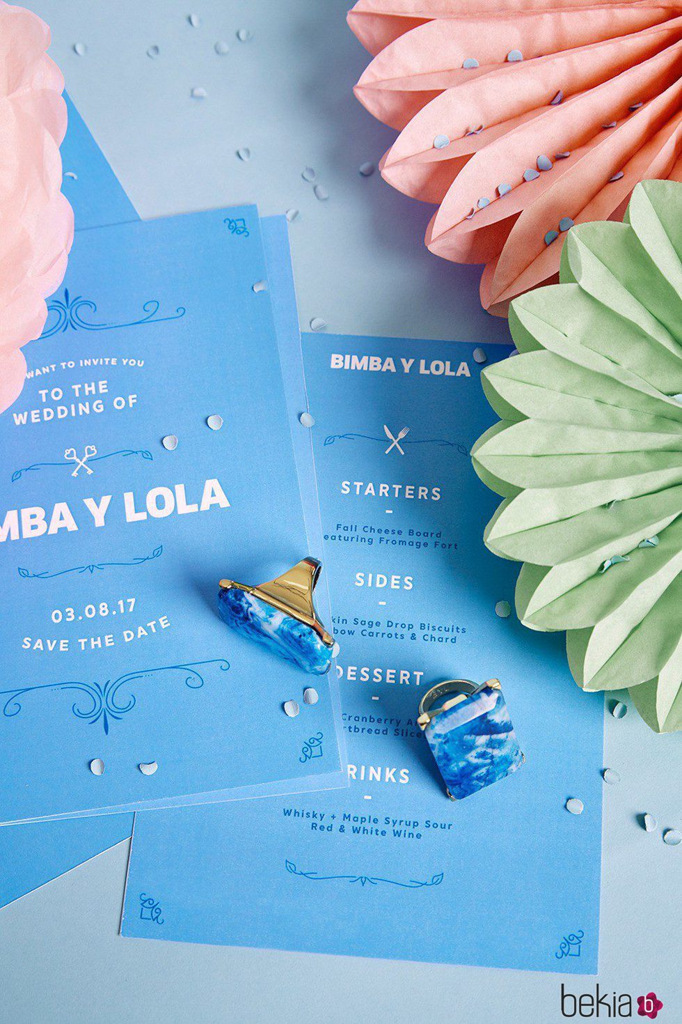 Accesorios de la colección de fiesta de Bimba y Lola para verano 2017