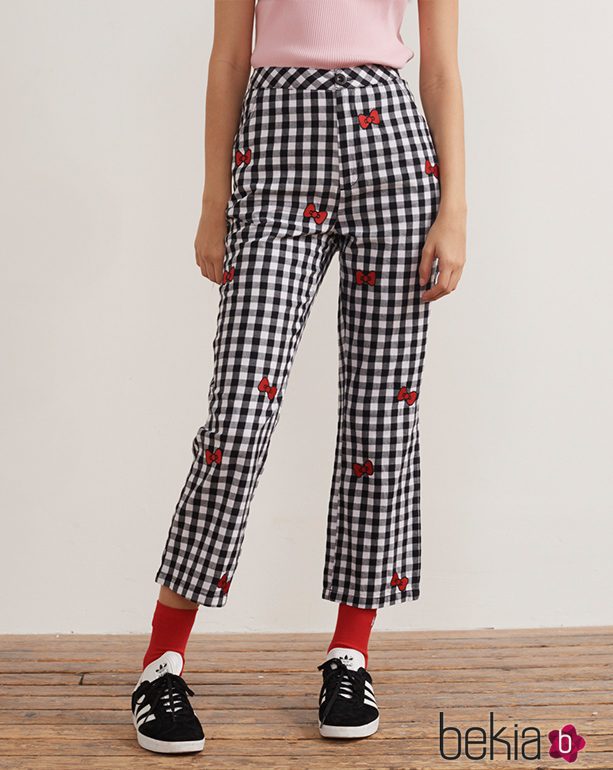 Pantalón con estampado vichy de la colección de Hello Kitty para Lazy Oaf