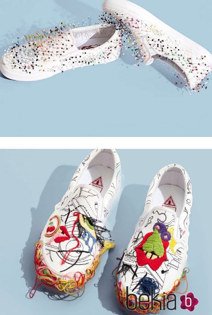 Vans con gomas y alfileres diseñadas por Marc Jacobs