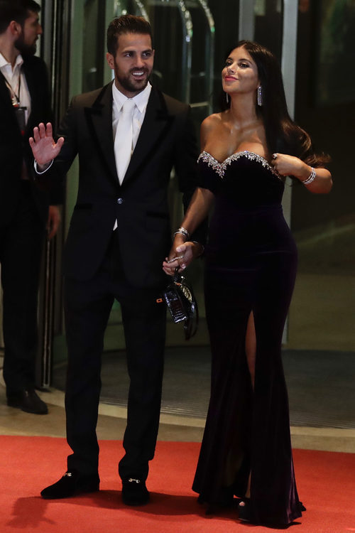 Daniella Semaan, novia de Cesc Fabregas, en la boda de Leo Messi