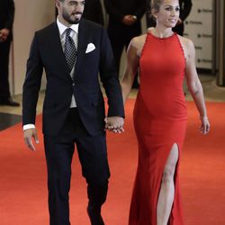 Sofia Balbi, esposa de Luis Alberto Suárez, en la boda de Leo Messi