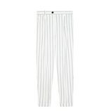 Pantalón blanco de rayas de Bershka de la colección de verano 2017