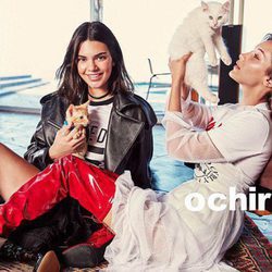Kendall Jenner y Bella Hadid en la última campaña de Ochirly 2017